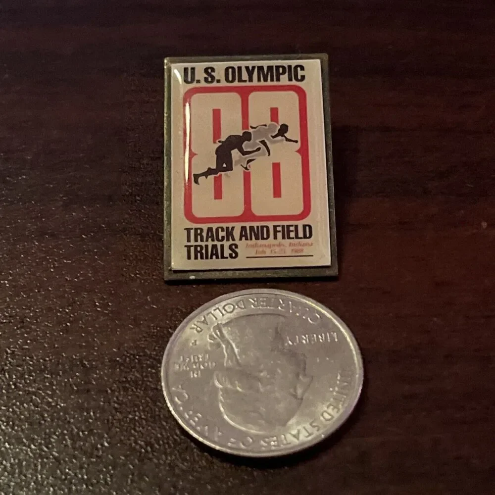1996 Atlanta Olympics Track & Field Trials Lapel Hat‎ Pin